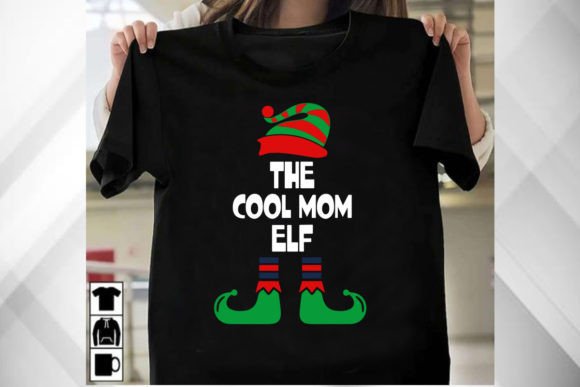 A Designer's Review of The Cool Mom Elf T-shirt Graphic