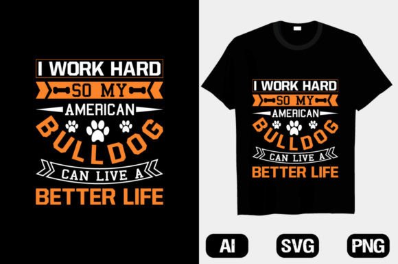 A Practical Review of an American Bulldog T-shirt Graphic Design Asset