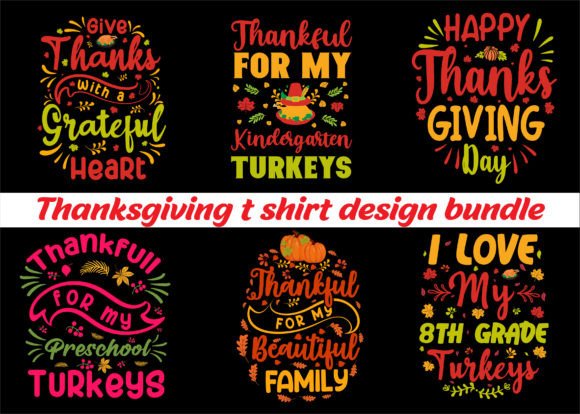 A Thanksgiving T-Shirt Bundle for Your Graphics and Merchandise Line
