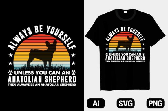 Anatolian Shepherd SVG Design for Embroidery Projects