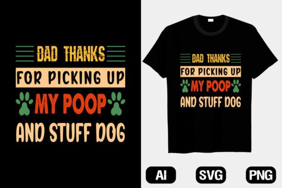 Dog SVG File for Funny T-Shirt Graphics