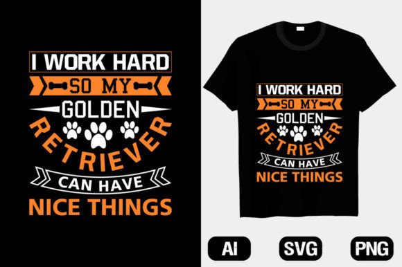 Dog Typography Graphics for T-Shirt Designs & Casual Branding