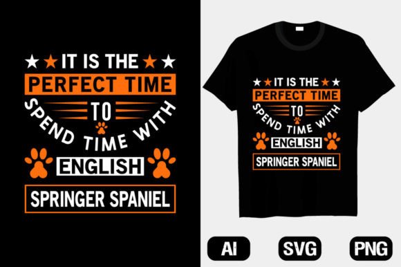 Reviewing English Springer Spaniel Dog Graphics for T-Shirt Designs