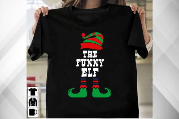 The Funny Elf Shirt: A Graphic Design Asset for Playful T-Shirt Designs