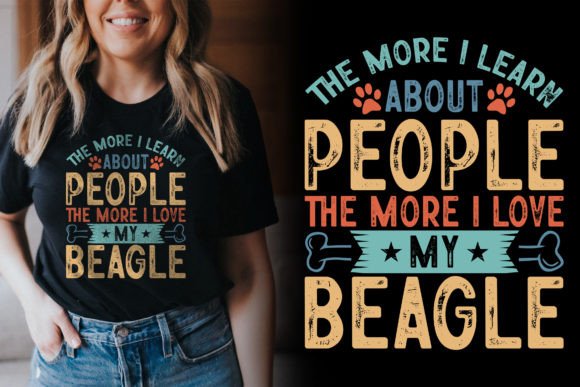 Vintage Beagle Graphics for Authentic T-Shirt Designs
