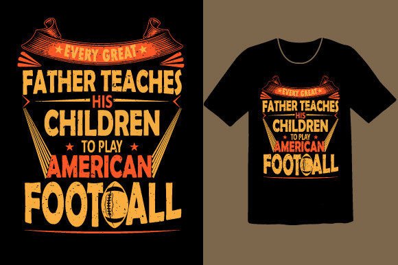 Vintage Football Graphics for Editorial T-Shirt Designs
